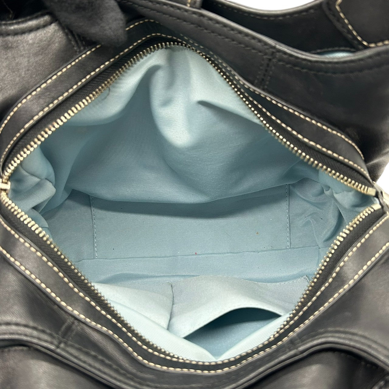 コーチ COACH ソーホー レザー ホーボー F15527 ショルダーバッグ ハンドバッグ 本革 ブラック 黒 ホワイトステッチ バックル ベルト シルバー金具 レディース 肩掛け ワンショルダー 通勤 通学 鞄 カバン エレガント s38