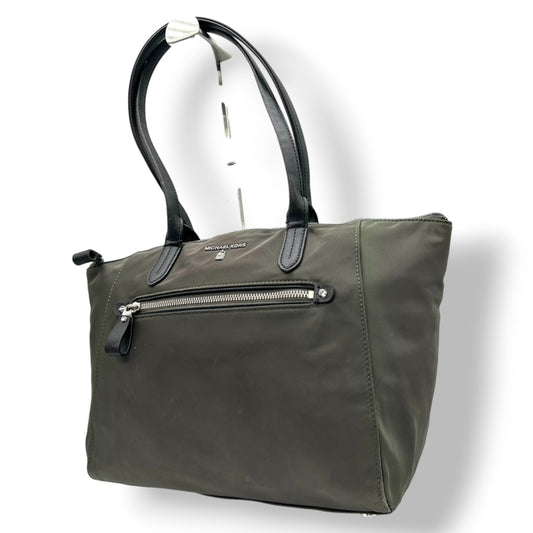 マイケルコース MICHAEL KORS トートバッグ ハンドバッグ ナイロン レザー カーキ オリーブ 深緑 黒 肩掛け ワンショルダー A4収納可 大容量 軽量 ロゴ パドロック 南京錠 チャーム レディース 通勤 通学 ビジネス 鞄 カバン s38