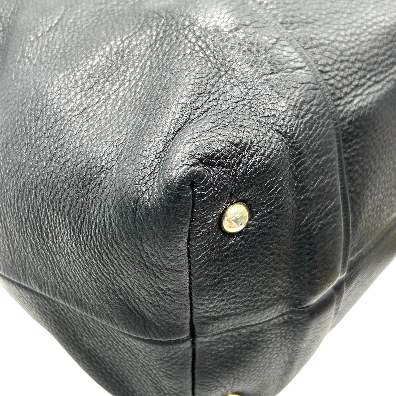 フルラ FURLA レザー ハンドバッグ トートバッグ ショルダーバッグ 本革 シボ革 シュリンクレザー ブラック 黒 シルバー金具 ロゴ シンプル ベーシック レディース 肩掛け マチ広 収納力 鞄 カバン 通勤 通学 s38