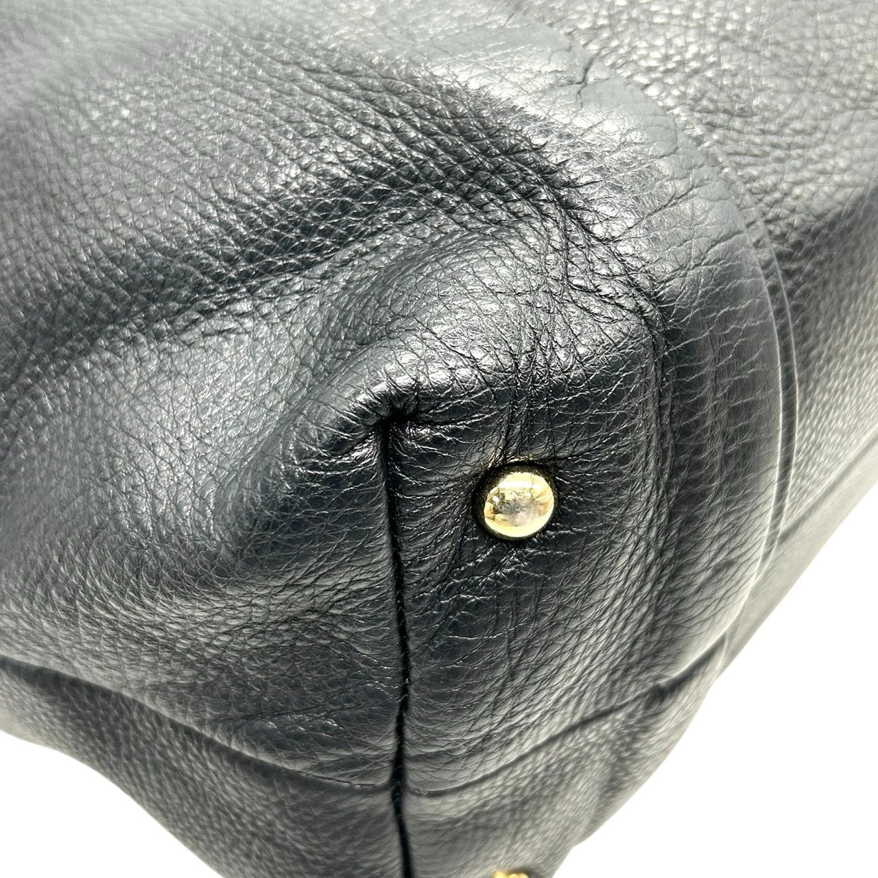 フルラ FURLA レザー ハンドバッグ トートバッグ ショルダーバッグ 本革 シボ革 シュリンクレザー ブラック 黒 シルバー金具 ロゴ シンプル ベーシック レディース 肩掛け マチ広 収納力 鞄 カバン 通勤 通学 s38