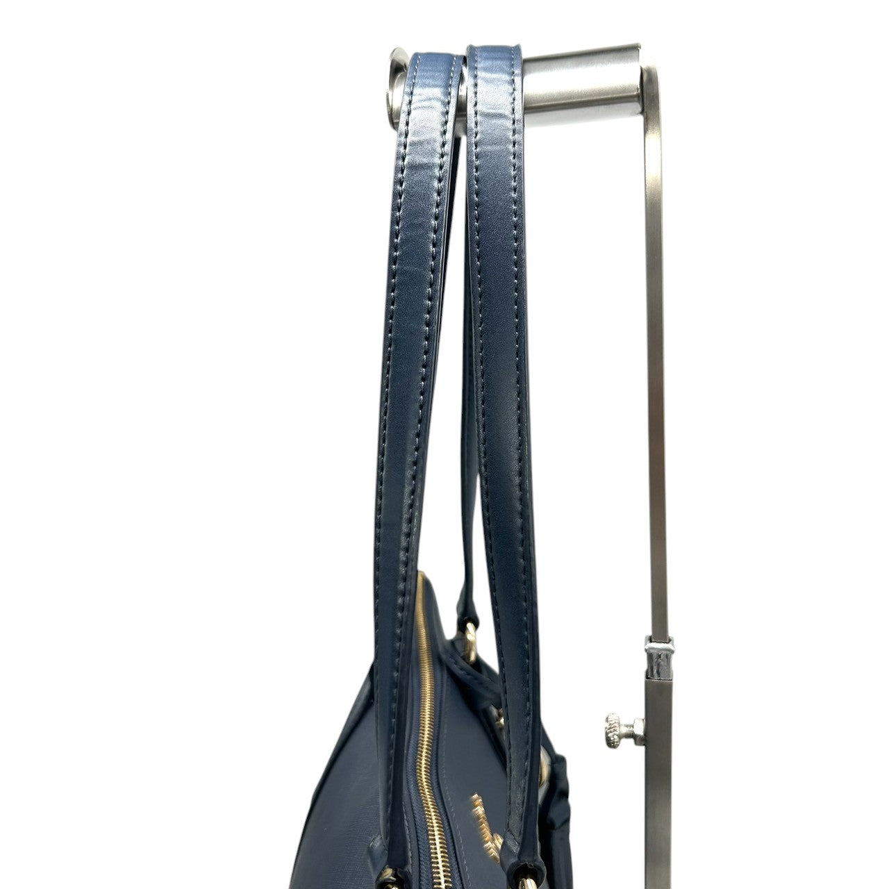 マイケルコース MICHAEL KORS トートバッグ ショルダーバッグ 肩掛け PVC サフィアーノ調 ネイビー 紺 MKロゴ チャーム タッセル A4収納可 大容量 通勤 通学 ビジネス シンプル 機能的 レディース 鞄 カバン s38