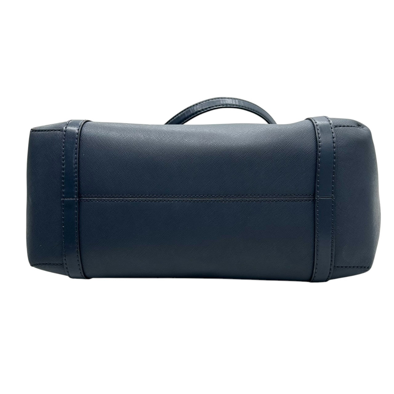 マイケルコース MICHAEL KORS トートバッグ ショルダーバッグ 肩掛け PVC サフィアーノ調 ネイビー 紺 MKロゴ チャーム タッセル A4収納可 大容量 通勤 通学 ビジネス シンプル 機能的 レディース 鞄 カバン s38