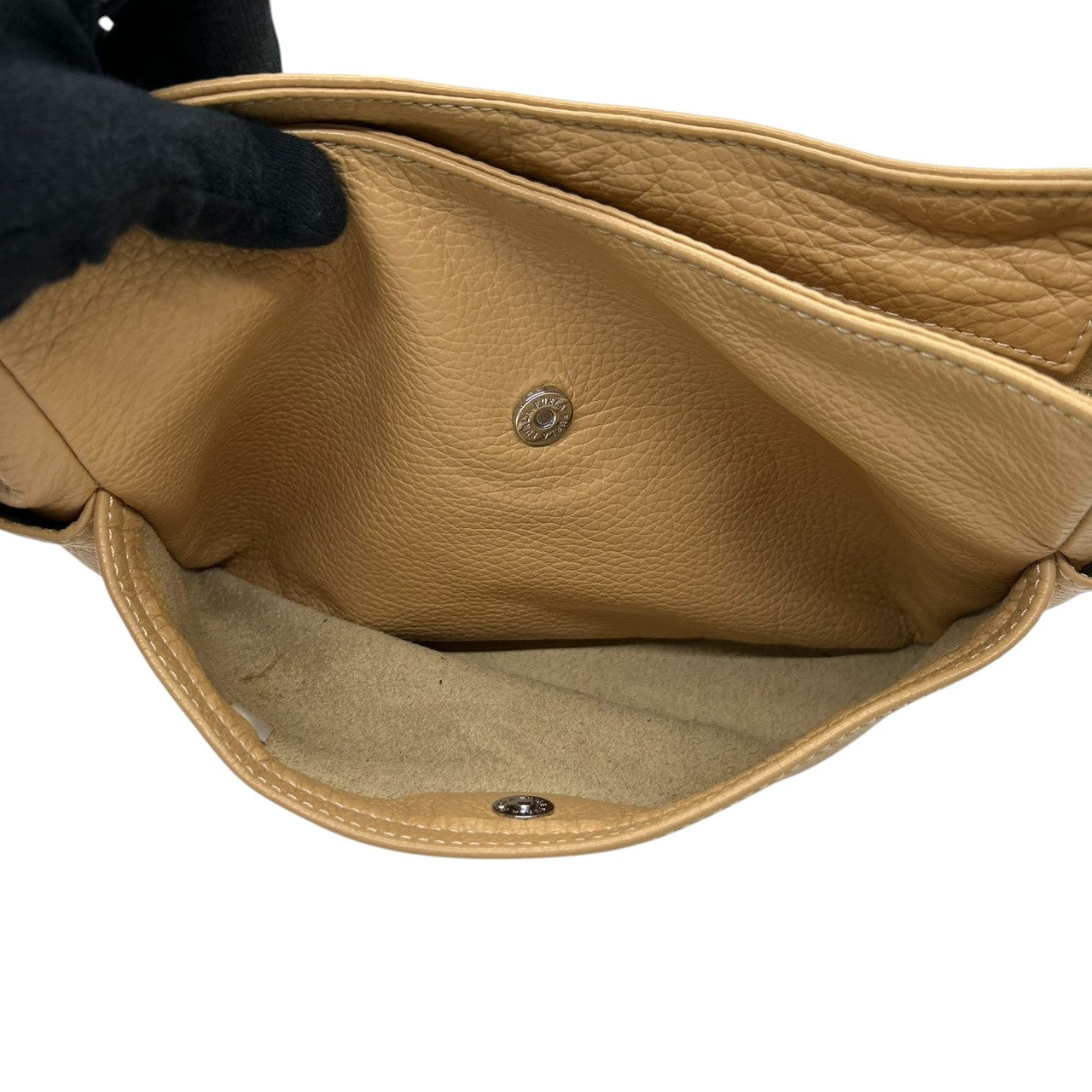 フルラ FURLA ANAコラボ 2WAY ショルダーバッグ ハンドバッグ 斜め掛け可 レザー 本革 シボ革 ベージュ キャメル シルバー金具 チャーム付 レディース 肩掛け ワンショルダー ポケット多数 希少 限定 鞄 カバン 通勤 通学 s52