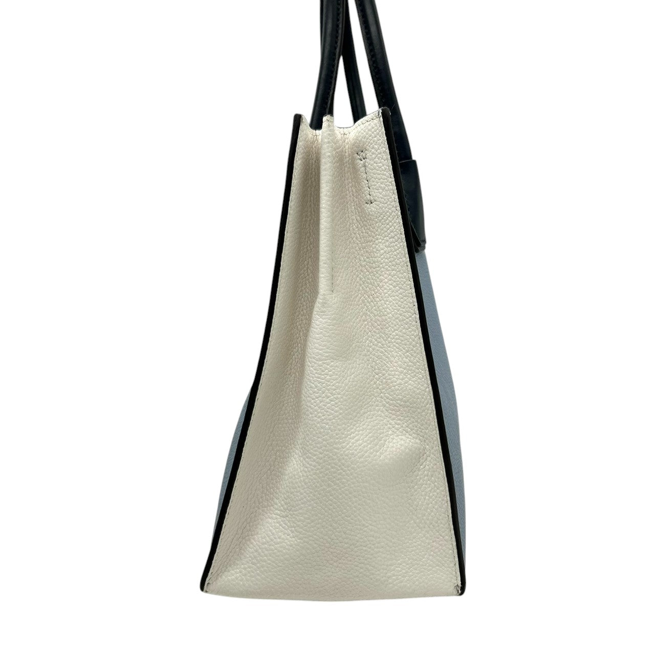 マイケルコース MICHAEL KORS マーサー Mercer トートバッグ ハンドバッグ レザー 本革 ペブルドレザー ライトブルー 水色 ホワイト 白 パドロック チャーム付 自立可 レディース 鞄 カバン 通勤 通学 s52