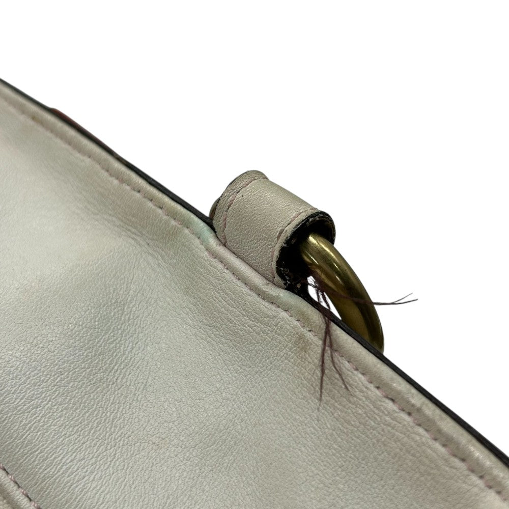 コーチ COACH トートバッグ ワンショルダー ハンプトンズ ウィークエンド パッチワーク フラワー 花柄 アップリケ レザー スエード ホワイト マルチカラー 10509 レディース 希少 レア ヴィンテージ s74