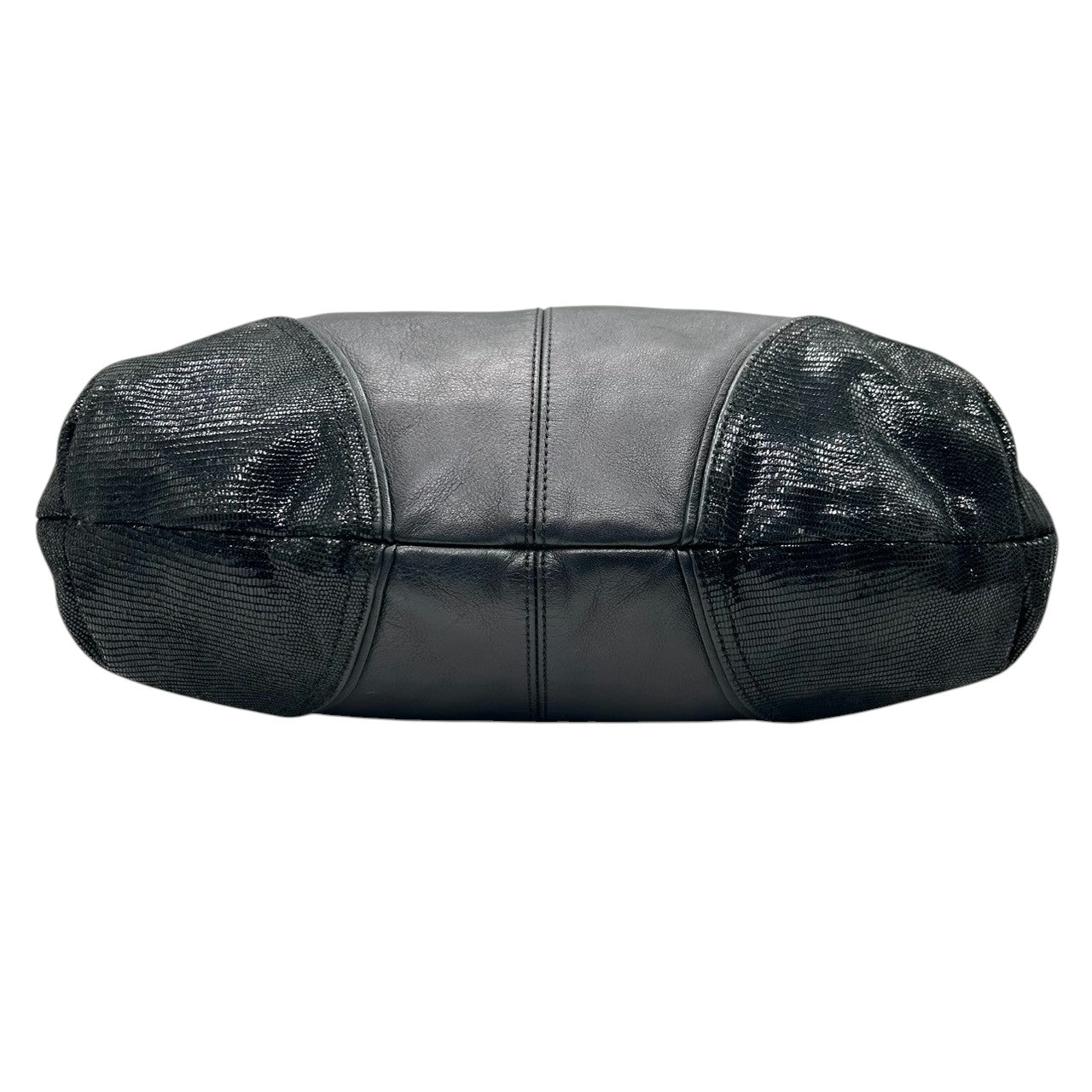 【美品】コーチ COACH ショルダーバッグ ワンショルダー ホーボー 2WAY 斜め掛け可 F21967 レザー 本革 ブラック 黒 ゴールド金具 レディース 通勤 通学 シンプル エレガント s74