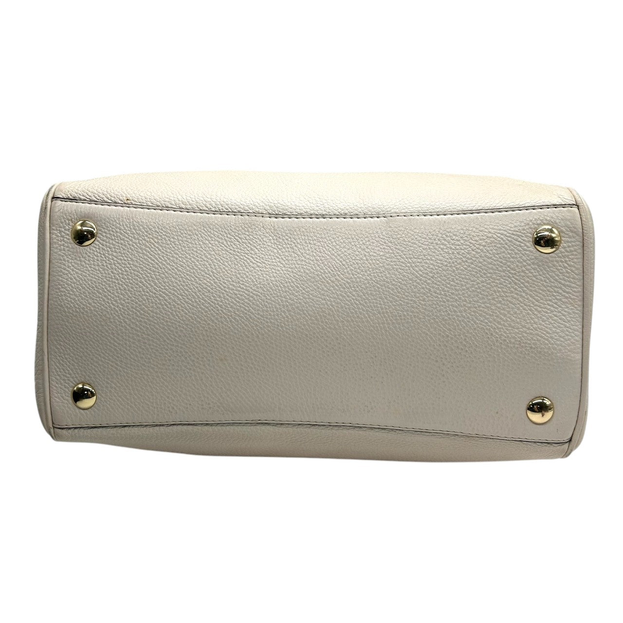 【美品】コーチ COACH ベネット ミニサッチェル 2WAY ハンドバッグ ショルダーバッグ 斜め掛け可 ミニボストン ペブルレザー 本革 オフホワイト 白 F36672 レディース エレガント フェミニン s12