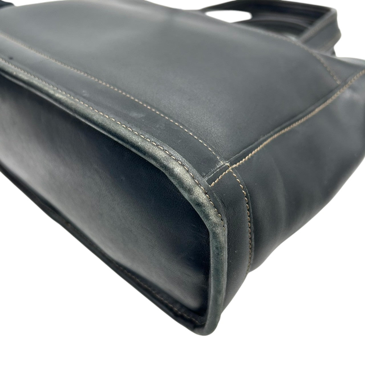 美品 希少 オールドコーチ OLD COACH 9303 USA製 トートバッグ ハンドバッグ レザー 本革 グラブタンレザー ブラック 黒 アメリカ製 ビンテージ クラシック レトロ ミニトート ランチトート レディース メンズ ユニセックス 鞄 s12