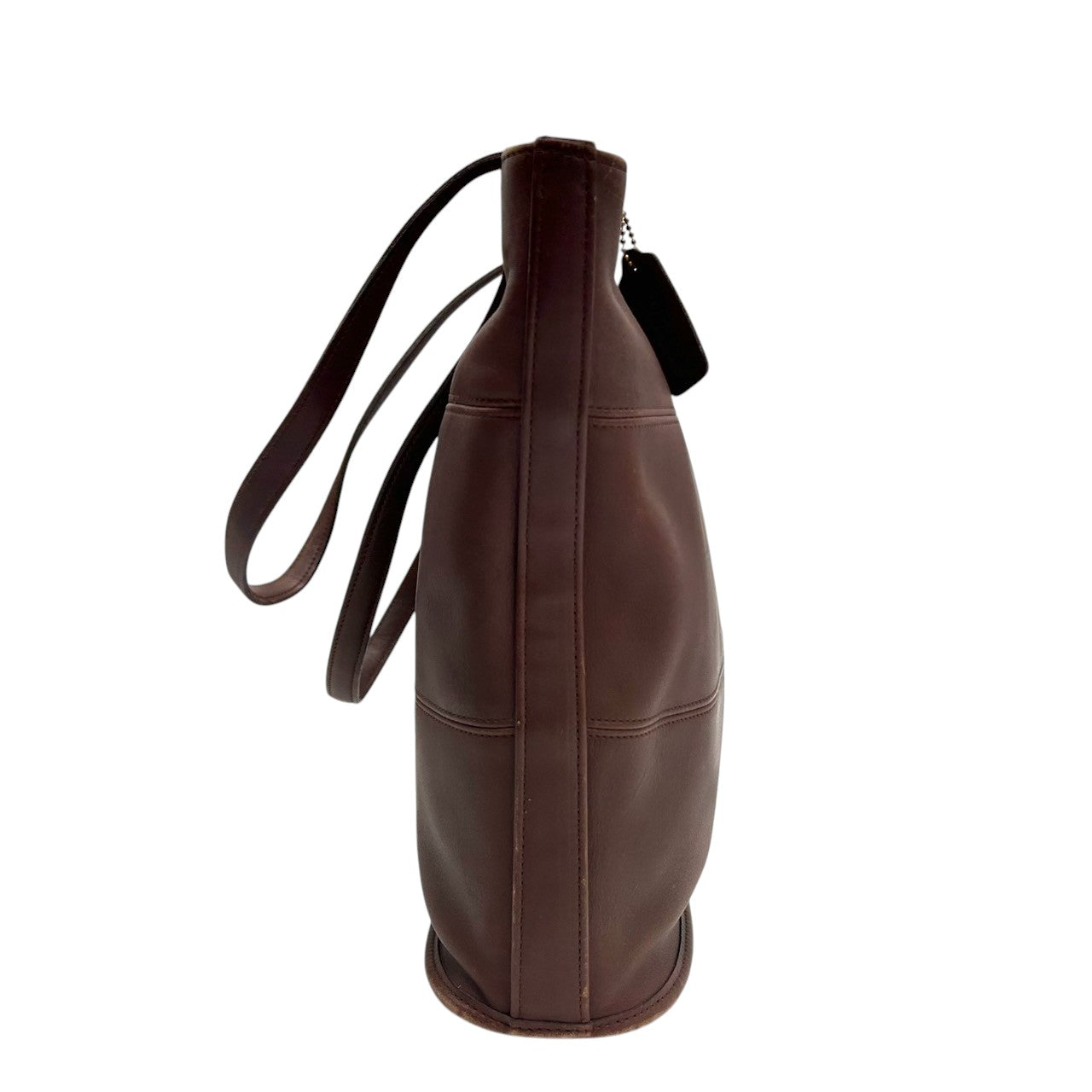 コーチ COACH オールドコーチ OLD COACH 9094 USA製 トートバッグ ショルダーバッグ 肩掛け A4収納可 大容量 レザー 本革 グラブタンレザー ダークブラウン こげ茶 マホガニー アメリカ製 ビンテージ メンズ レディース s56