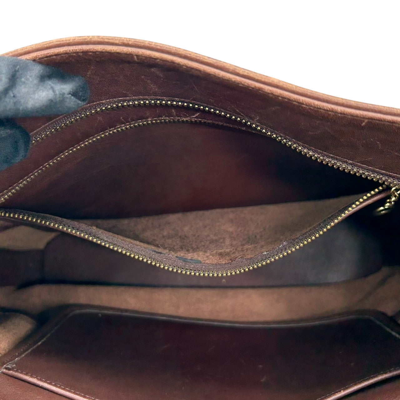 コーチ COACH オールドコーチ OLD COACH 9094 USA製 トートバッグ ショルダーバッグ 肩掛け A4収納可 大容量 レザー 本革 グラブタンレザー ダークブラウン こげ茶 マホガニー アメリカ製 ビンテージ メンズ レディース s56