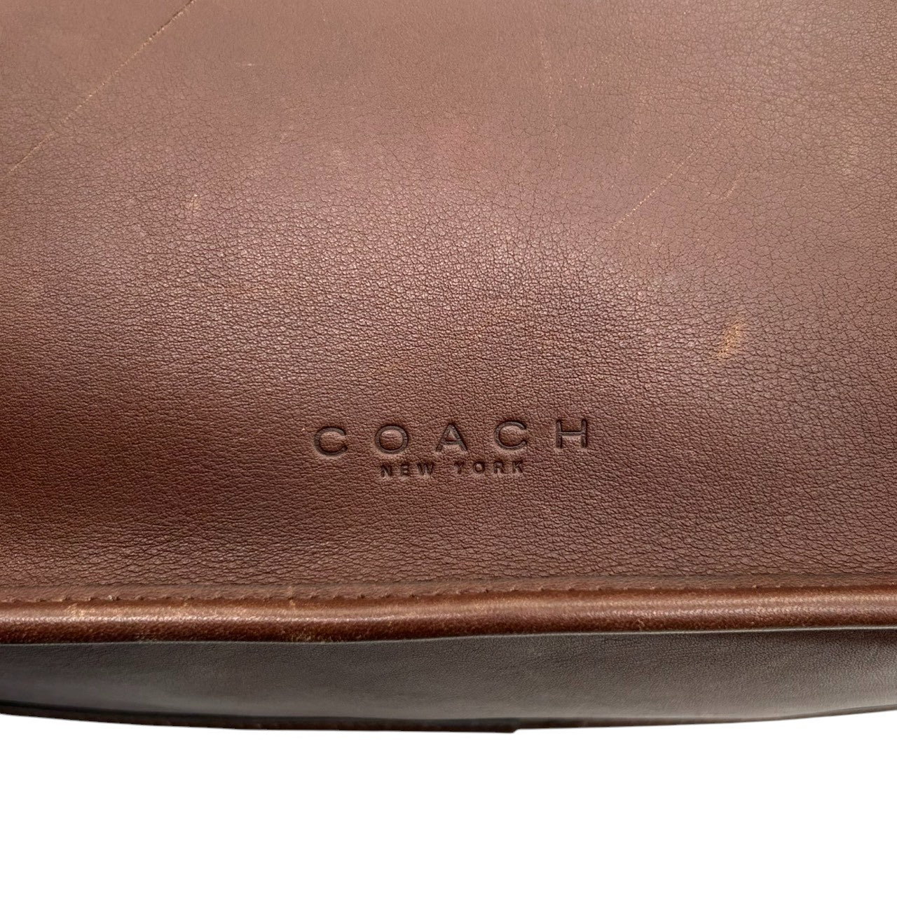 コーチ COACH オールドコーチ OLD COACH 9094 USA製 トートバッグ ショルダーバッグ 肩掛け A4収納可 大容量 レザー 本革 グラブタンレザー ダークブラウン こげ茶 マホガニー アメリカ製 ビンテージ メンズ レディース s56
