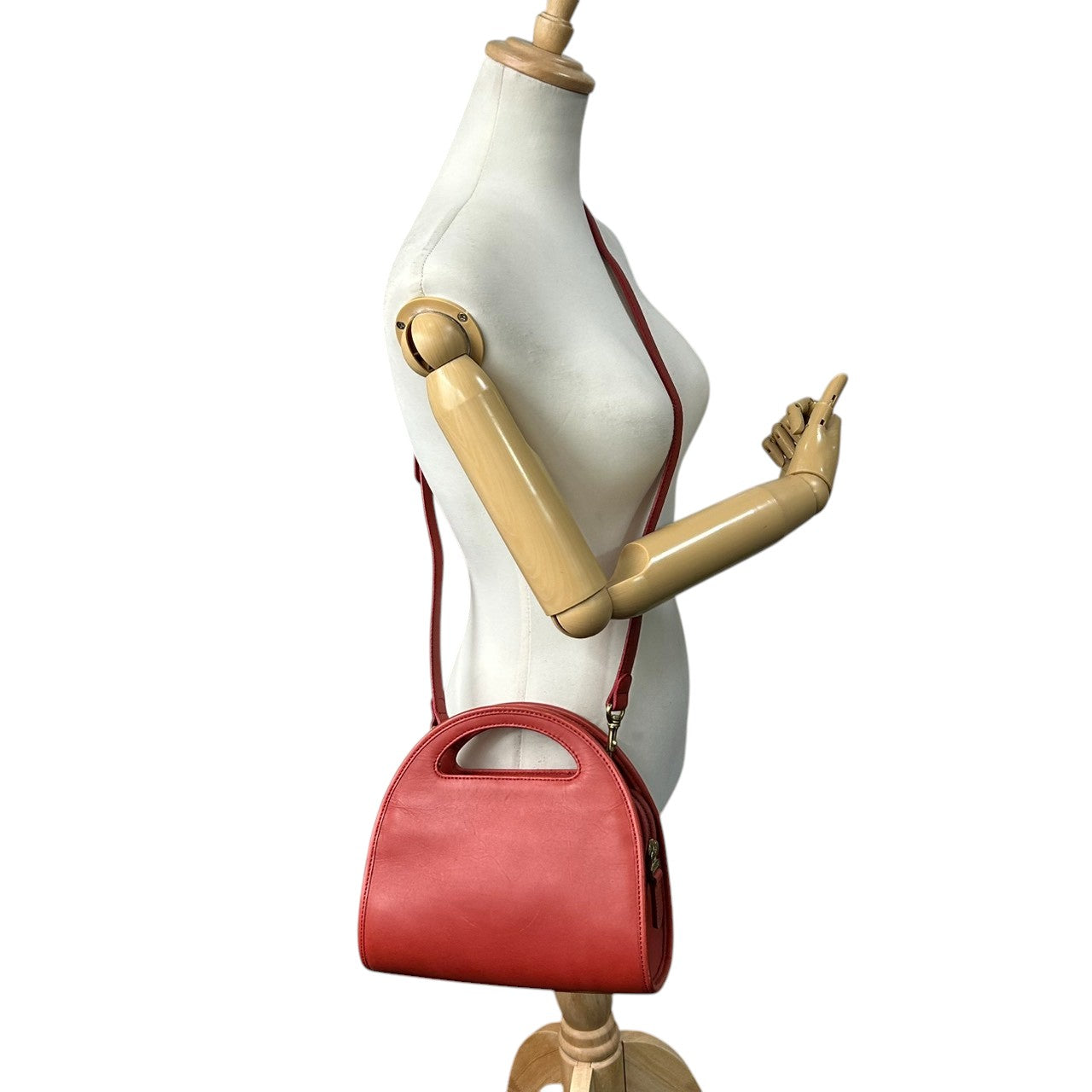 希少 オールドコーチ OLD COACH 101-41 ハンドバッグ ショルダーバッグ 2WAY 斜め掛け可 レザー グラブタンレザー 本革 レッド 赤 ビンテージ レトロ クラシック 韓国製 レディース 鞄 カバン ミニバッグ s72