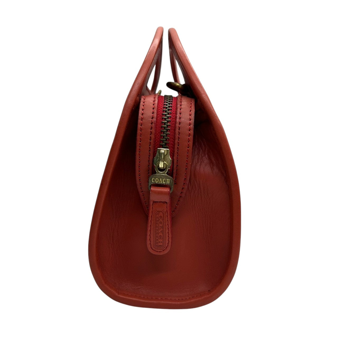 希少 オールドコーチ OLD COACH 101-41 ハンドバッグ ショルダーバッグ 2WAY 斜め掛け可 レザー グラブタンレザー 本革 レッド 赤 ビンテージ レトロ クラシック 韓国製 レディース 鞄 カバン ミニバッグ s72