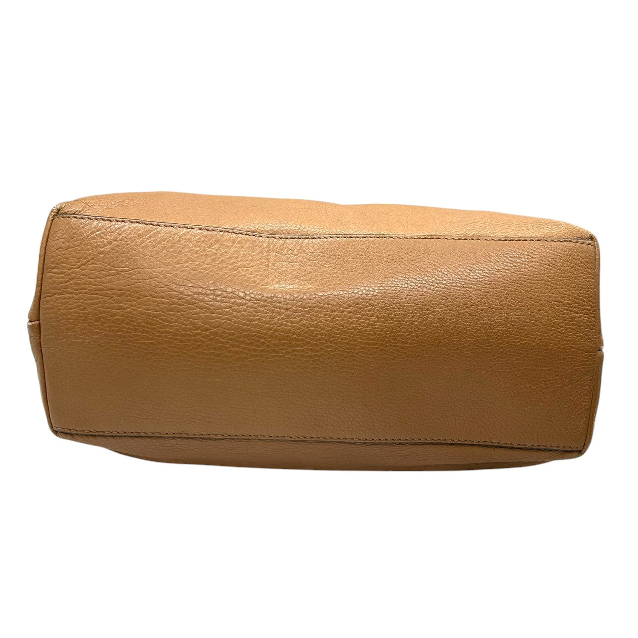 美品 トリーバーチ TORY BURCH マリオン Marion トートバッグ チェーン レザー 本革 シュリンクレザー ベージュ キャメル 編み込み ステッチ A4収納可 ワンショルダー ゴールド金具 ロゴ レディース 通勤 通学 鞄 カバン s61