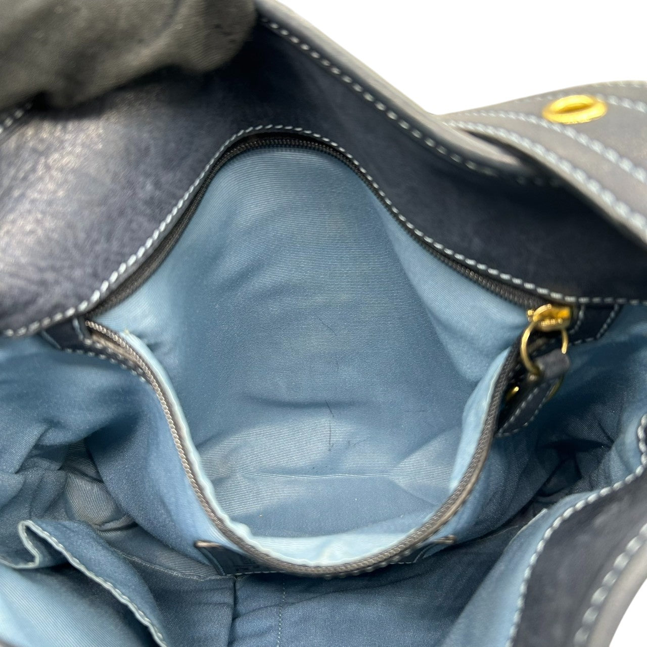 【極美品】コーチ COACH シグネチャー ワンショルダーバッグ ハンドバッグ キャンバス レザー スエード ネイビー ブラウン 異素材 切替 ゴールド金具 ビンテージ風 クラシック エレガント 上品 レディース 肩掛け可 1424 S