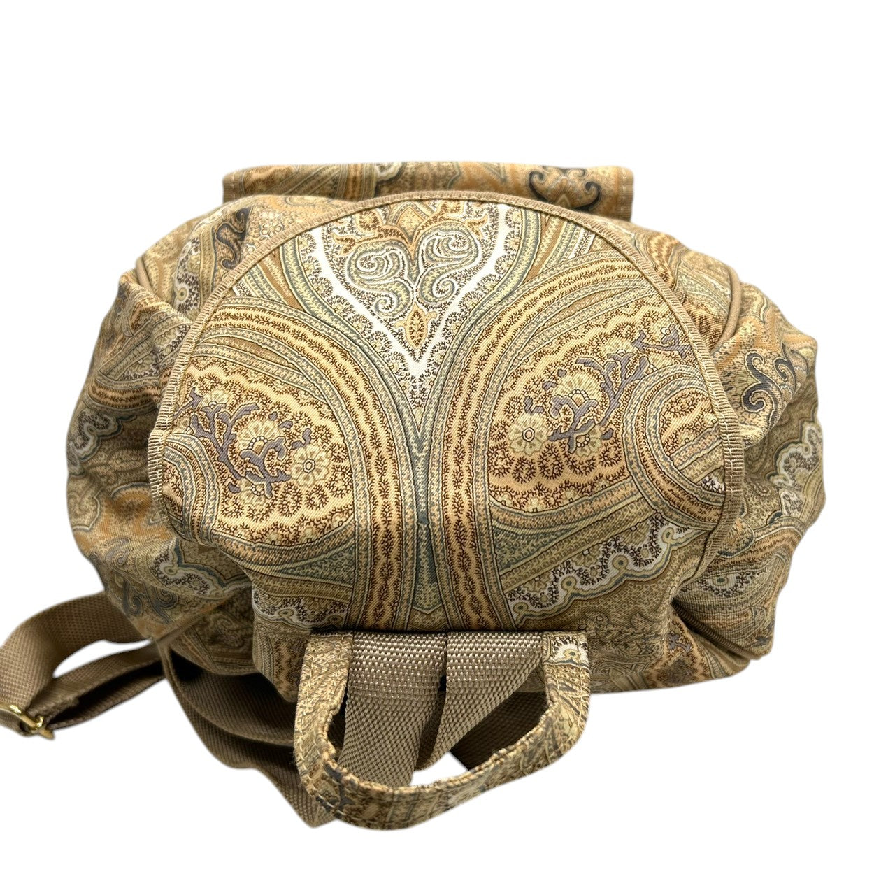 未使用級 美品 エトロ ETRO トートバッグ ハンドバッグ ペイズリー Profumi ナイロン レザー 本革 軽量 イタリア製 グリーン 黄緑 マルチカラー レディース カバン 鞄 ビンテージ クラシック レトロ エレガント 自立可 s94