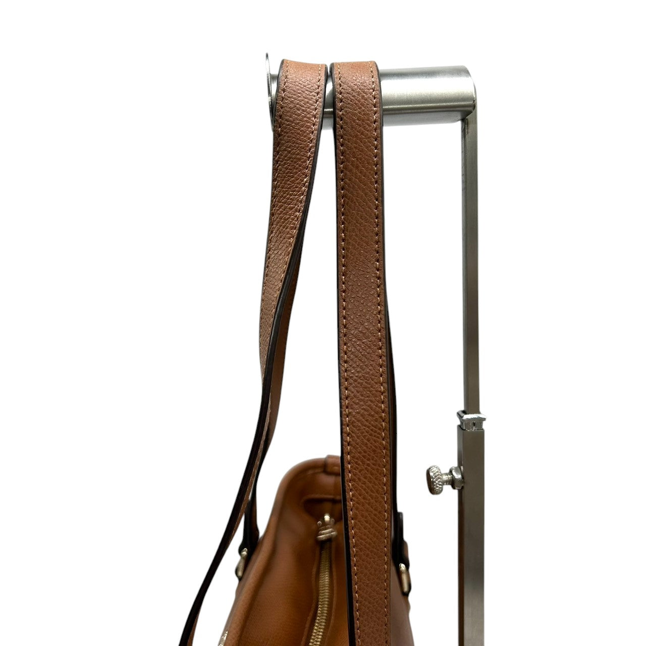 コーチ COACH トートバッグ ハンドバッグ F36632 クロスグレイン レザー 本革 ブラウン サドル 茶色 肩掛け ワンショルダー ロゴチャーム ジップトップ レディース デイリー カジュアル 通勤 通学 お出かけ 鞄 カバン s86