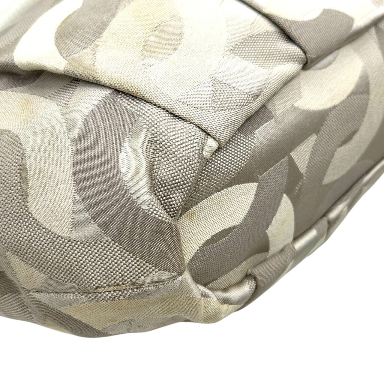 コーチ COACH マディソン オプアート ソフィア 2WAY ショルダーバッグ ハンドバッグ 16902 キャンバス 型押しレザー 本革 ホワイト グレー 斜め掛け ワンショルダー 肩掛け レディース 鞄 カバン カジュアル エレガント 通勤 通学 s86