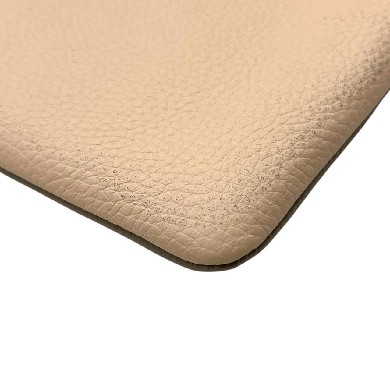 【美品】ココセリュックスゴールド COCOCELUX GOLD ハンドバッグ アクセサリーポーチ クラッチバッグ レザー 本革 シュリンクレザー グレージュ ベージュ ゴールド金具 ロゴ エレガント ラグジュアリー パーティー お出かけ レディース 鞄 s99