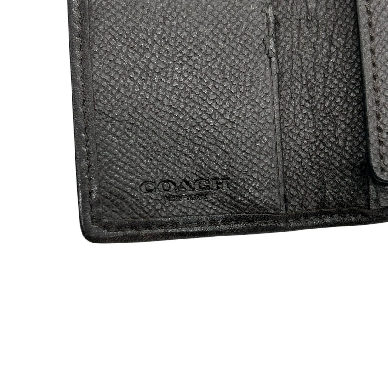 【良品】コーチ COACH シグネチャー キーケース 5連 鍵入れ スマートキー キャンバス レザー 本革 ブラウン 茶色 ダークブラウン シルバー金具 ロゴ 普段使い ビジネス 通勤 通学 メンズ レディース ユニセックス 男女兼用 小物 定番 人気 M4