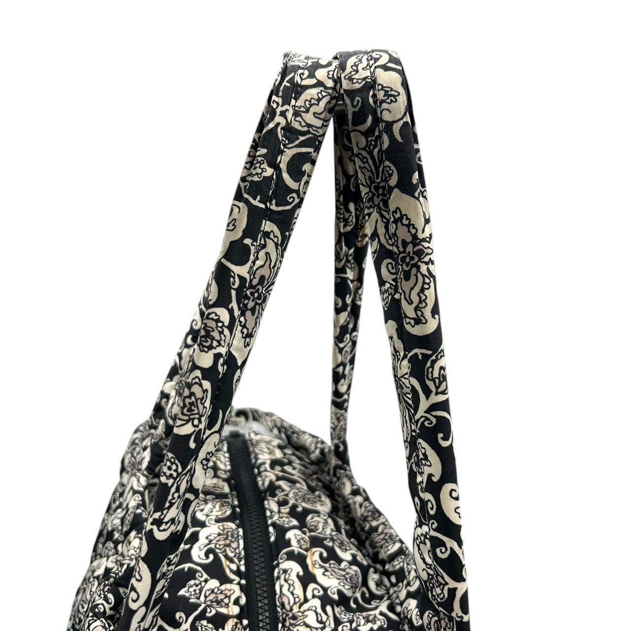 【良品】マークバイマークジェイコブス トートバッグ ショルダーバッグ 2WAY ナイロン キルティング 花柄 モノトーン A4収納可 大容量 軽量 マザーズバッグ 旅行 ジム 社外ストラップ付 STANDARD SUPPLY s8