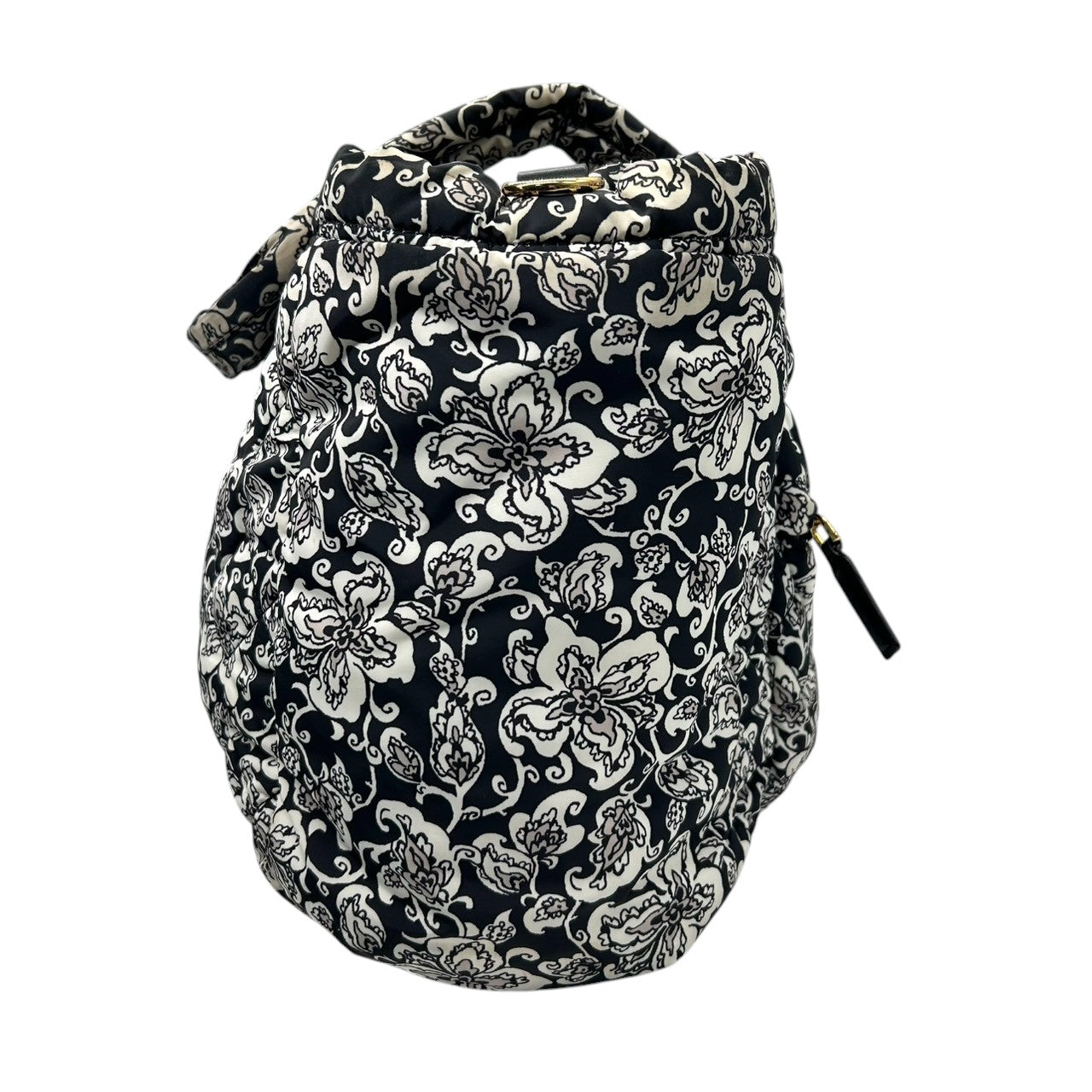 【良品】マークバイマークジェイコブス トートバッグ ショルダーバッグ 2WAY ナイロン キルティング 花柄 モノトーン A4収納可 大容量 軽量 マザーズバッグ 旅行 ジム 社外ストラップ付 STANDARD SUPPLY s8