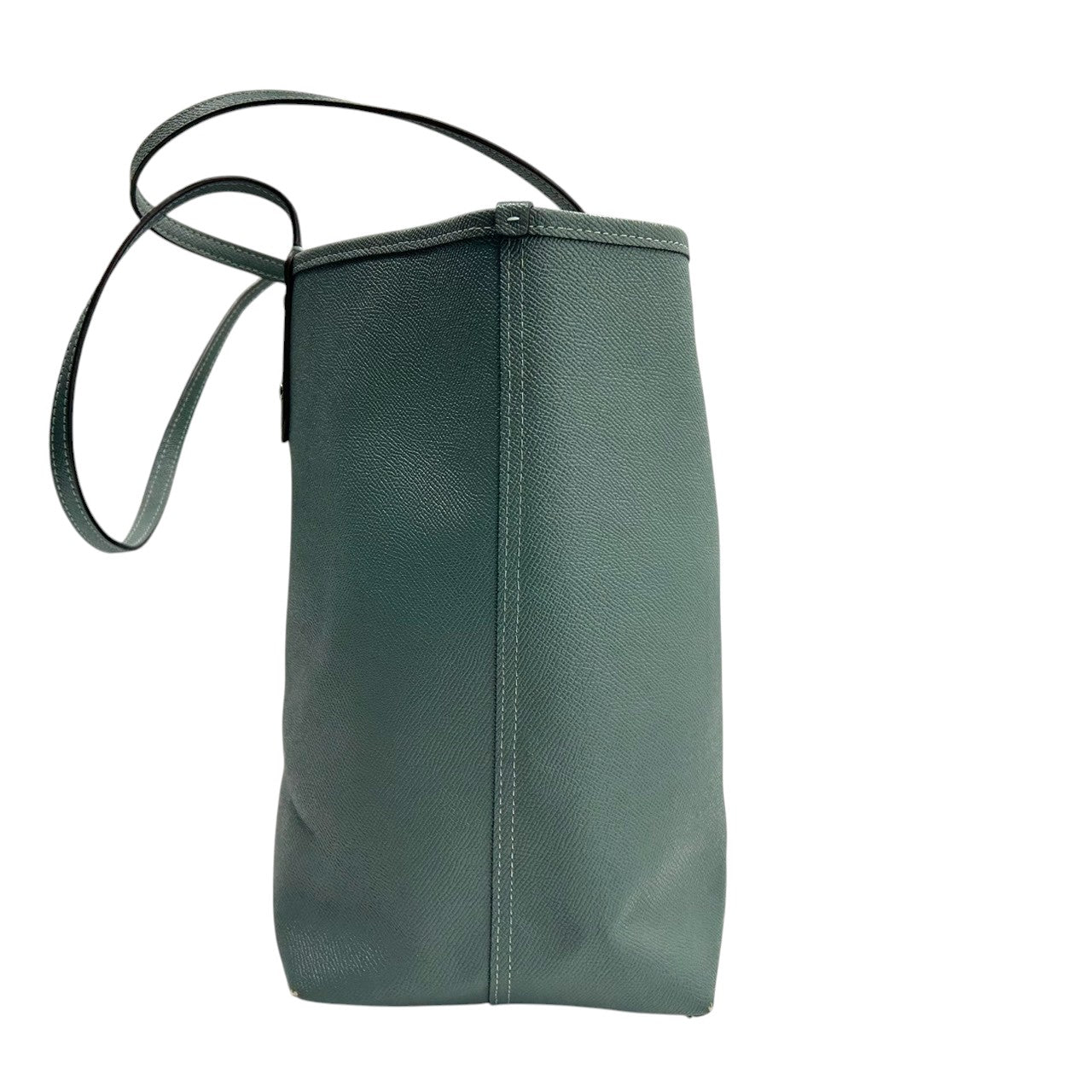 【良品】コーチ COACH シティ トートバッグ ショルダーバッグ 肩掛け リバーシブル PVC レザー シグネチャー グリーン 緑 ミント A4収納可 大容量 軽量 通勤 通学 ビジネス レディース 鞄 カバン s8