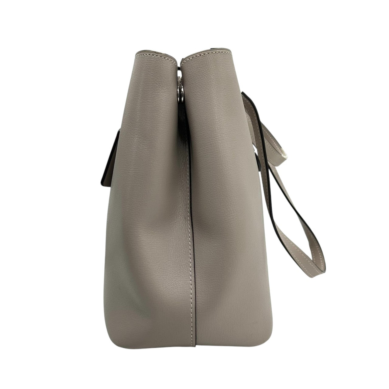 【良品】コーチ COACH アベニュー トートバッグ ショルダーバッグ 2WAY 斜め掛け 肩掛け A4収納可 大容量 レザー 本革 グレー グレージュ ダブルフェイス 軽量 通勤 通学 ビジネス レディース 鞄 カバン s7
