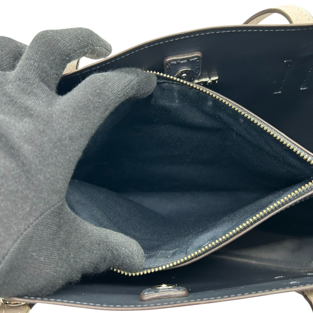 【良品】コーチ COACH アベニュー トートバッグ ショルダーバッグ 2WAY 斜め掛け 肩掛け A4収納可 大容量 レザー 本革 グレー グレージュ ダブルフェイス 軽量 通勤 通学 ビジネス レディース 鞄 カバン s7