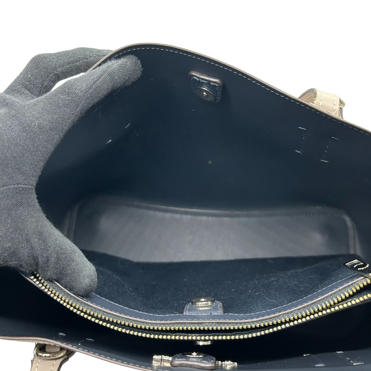 【良品】コーチ COACH アベニュー トートバッグ ショルダーバッグ 2WAY 斜め掛け 肩掛け A4収納可 大容量 レザー 本革 グレー グレージュ ダブルフェイス 軽量 通勤 通学 ビジネス レディース 鞄 カバン s7