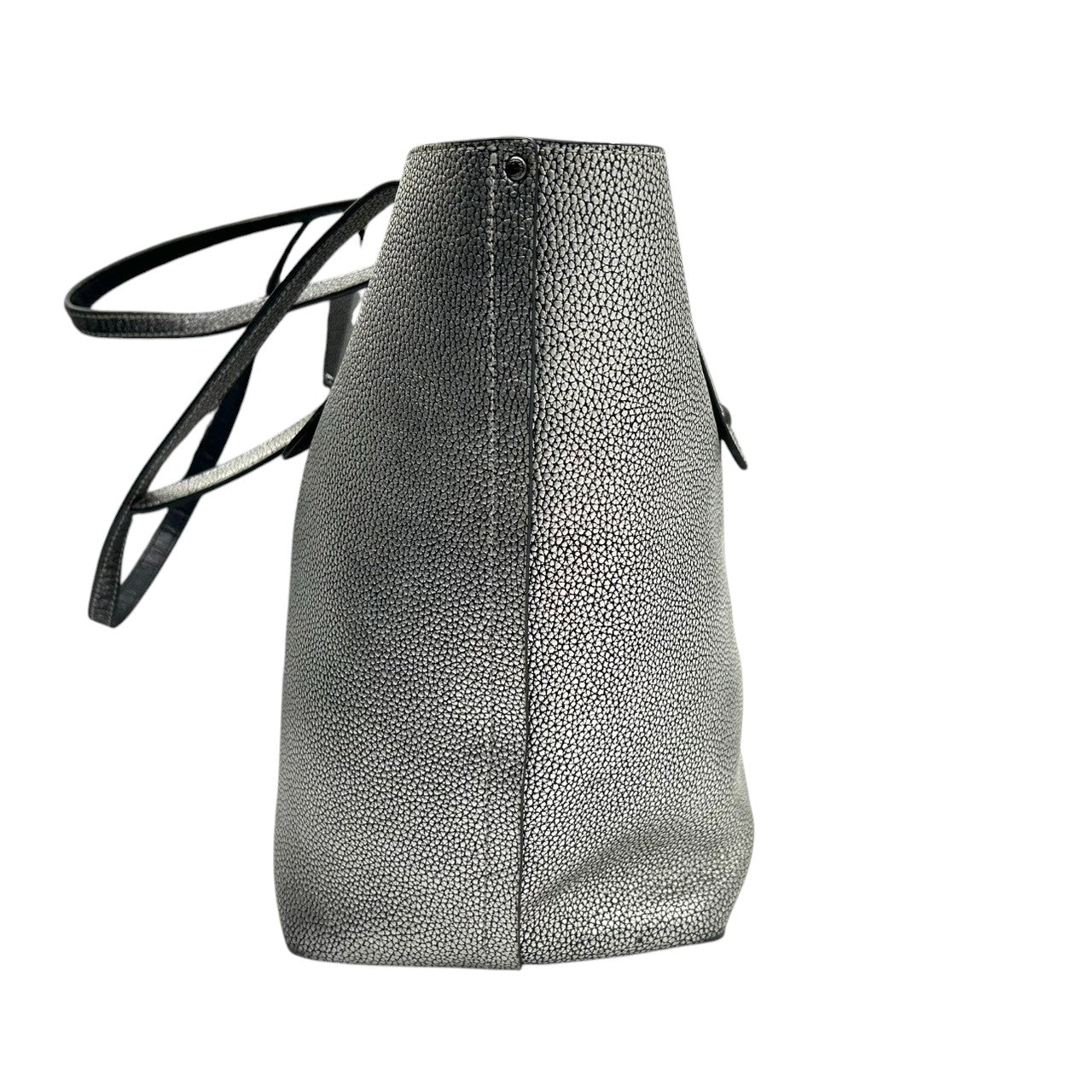 コーチ COACH マーケット トート 37756 トートバッグ ショルダーバッグ 肩掛け ワンショルダー A4収納可 大容量 メタリック レザー 本革 シルバー 銀 ガンメタル金具 ターンロック 通勤 通学 レディース 鞄 カバン スタイリッシュ s7