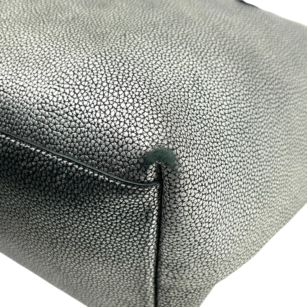 コーチ COACH マーケット トート 37756 トートバッグ ショルダーバッグ 肩掛け ワンショルダー A4収納可 大容量 メタリック レザー 本革 シルバー 銀 ガンメタル金具 ターンロック 通勤 通学 レディース 鞄 カバン スタイリッシュ s7