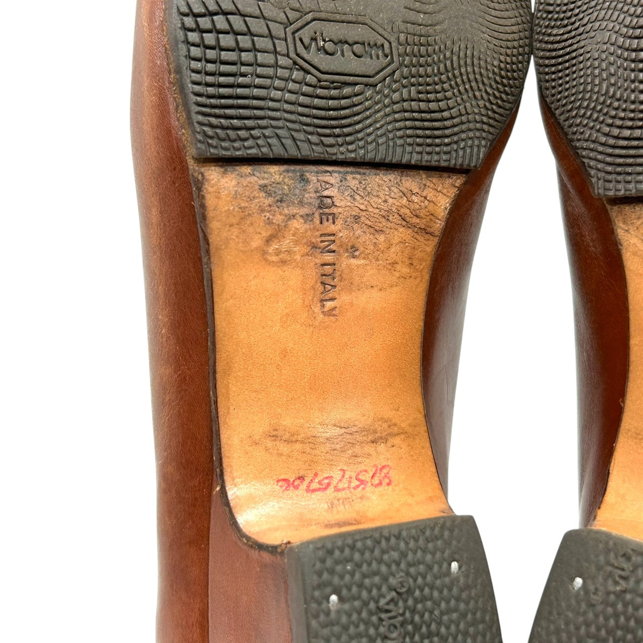 【訳あり】サルヴァトーレ フェラガモ Salvatore Ferragamo パンプス ヴァラ リボン レザー 本革 ブラウン 茶色 5 1/2 23cm ヴィンテージ レトロ レディース 婦人靴 イタリア製 リペアベース CT1