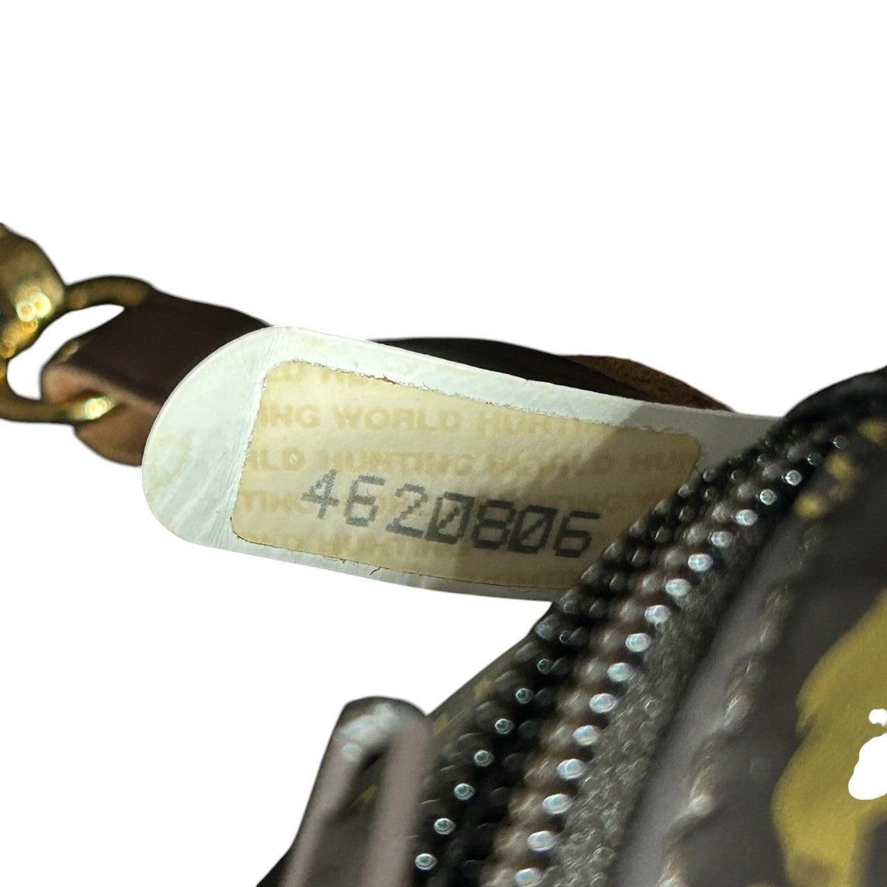 【良品】ハンティングワールド HUNTING WORLD ショルダーバッグ 斜め掛け 肩掛け ナイロン レザー カーキ グリーン ブラウン バイカラー ロゴ ヴィンテージ レトロ 旅行 トラベル 街歩き 軽量 メンズ レディース 鞄 カバン s5