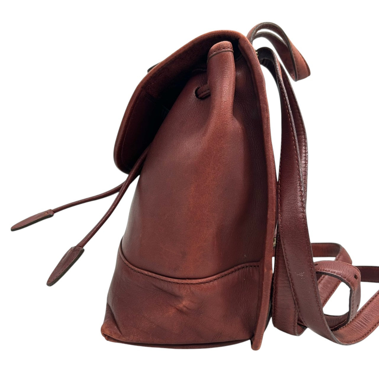 【希少】コーチ COACH オールドコーチ リュックサック バックパック デイパック ミニリュック ターンロック グラブタンレザー 本革 ブラウン 茶色 101-78 9960 韓国製 ヴィンテージ レトロ レディース 鞄 カバン s6