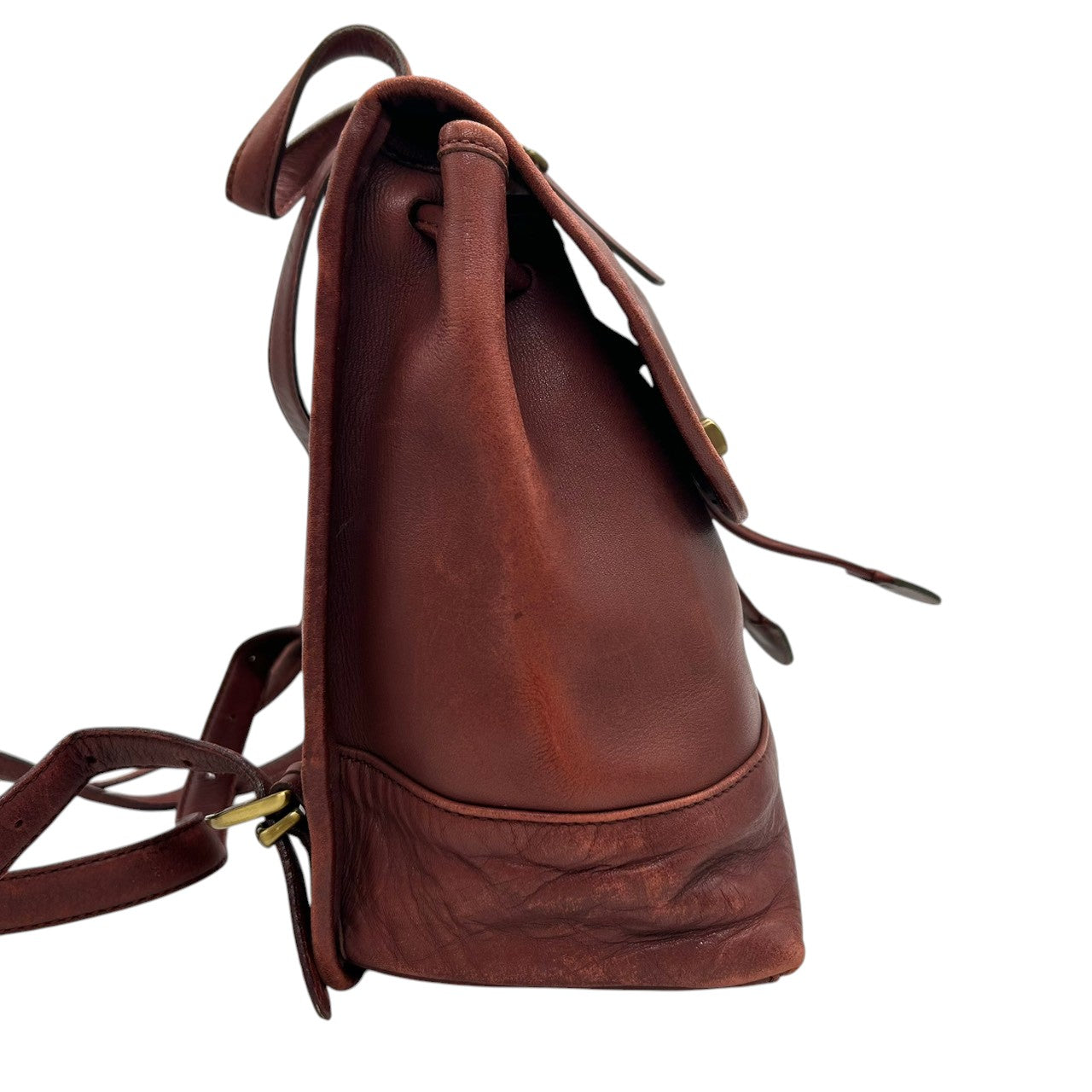 【希少】コーチ COACH オールドコーチ リュックサック バックパック デイパック ミニリュック ターンロック グラブタンレザー 本革 ブラウン 茶色 101-78 9960 韓国製 ヴィンテージ レトロ レディース 鞄 カバン s6
