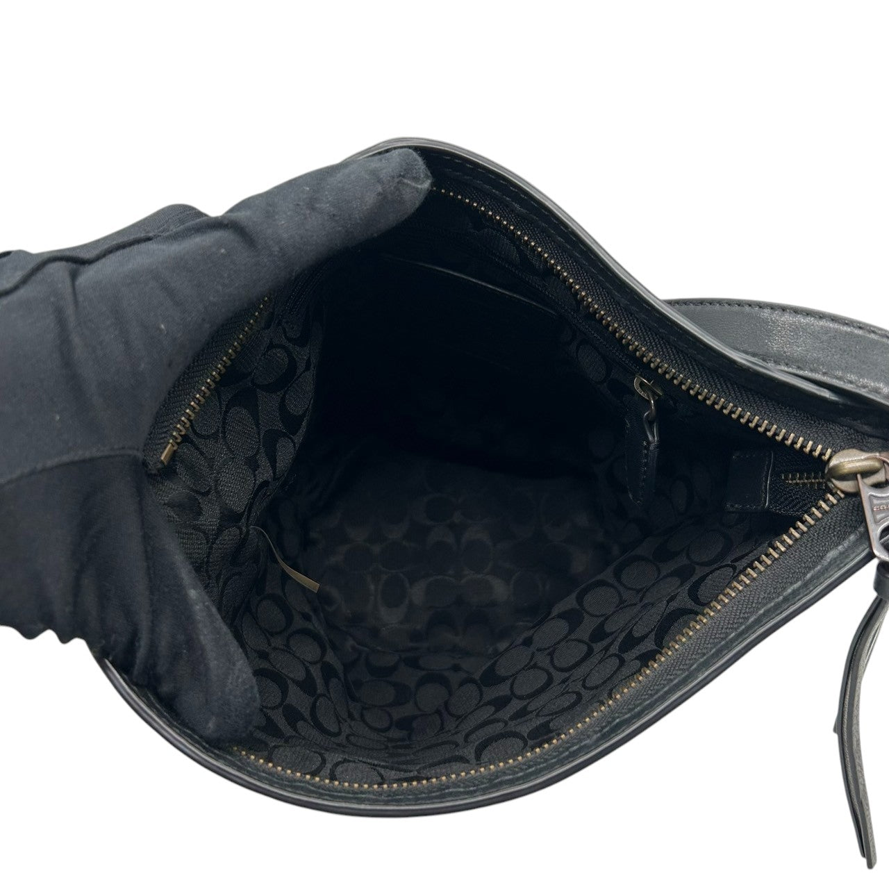 【美品】コーチ COACH ショルダーバッグ 32281 レザー 本革 ブラック 黒 斜め掛け可 ビンテージ クラシック エレガント レディース バケツ型 ダッフル 巾着 シンプル ミニバッグ 鞄 ポーチ ポシェット ロゴ 型押し ブリーカー ギフト s9
