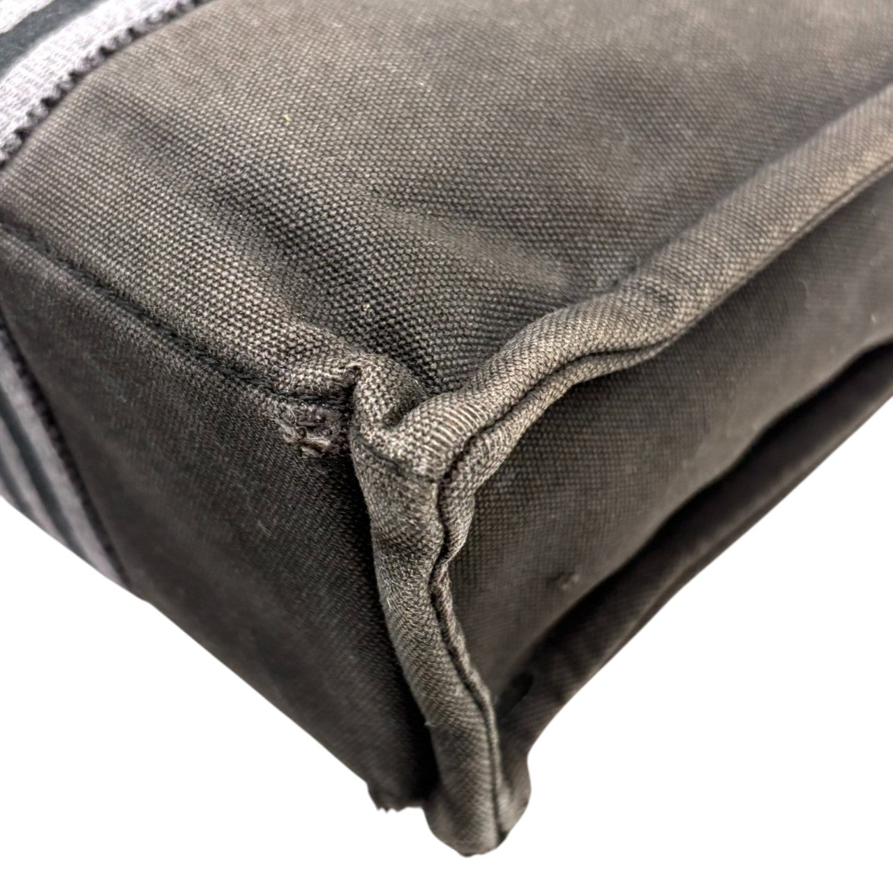【良品】エルメス HERMES フールトゥPM トートバッグ キャンバス ダークブラウン 茶色 シルバー金具 廃盤 希少 ヴィンテージ ビンテージ カジュアル デイリーユース 自立可 手提げ ミニトート ユニセックス 鞄 カバン 通勤 通学 定番 P
