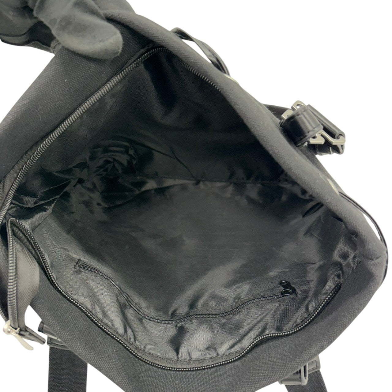 美品 イヴ・サンローラン Yves Saint Laurent YSL トートバッグ ハンドバッグ ワンショルダーバッグ 肩掛け キャンバス レザー ブラック 黒 ゴールド金具 ビッグロゴ デカロゴ クラシック エレガント ヴィンテージ ビンテージ s5