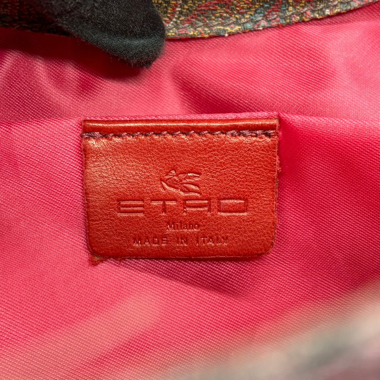 エトロ ETRO ハンドバッグ ワンショルダーバッグ ペイズリー柄 マルチカラー 型押しレザー 本革 ゴールド金具 クラシック エレガント 自立可 鞄 カバン レディース 上品 高級 お出かけ 行事 参観日 二次会 パーティー 希少 美品 s15
