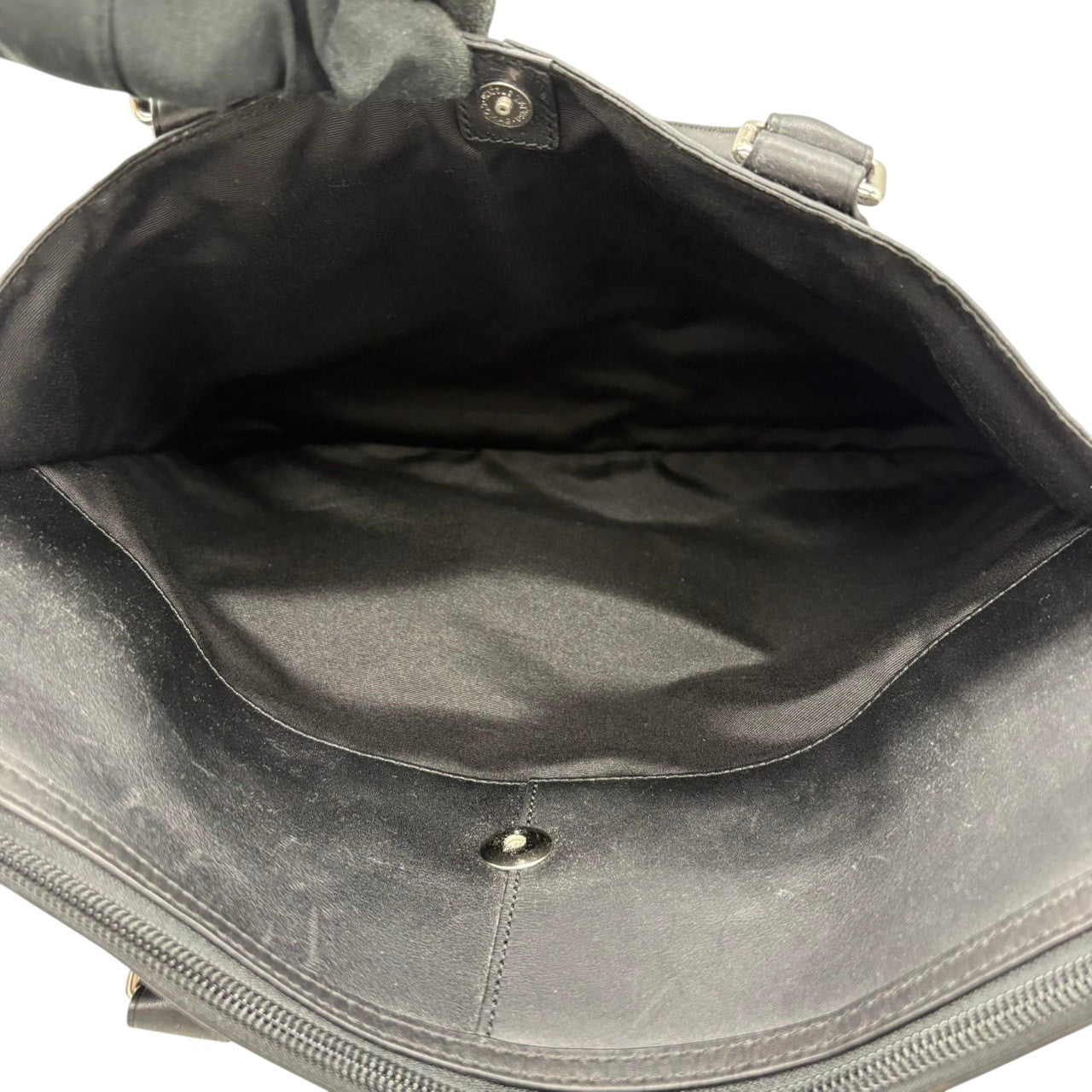 【良品】コーチ COACH ビジネスバッグ ブリーフケース 2WAY ブラック 黒 本革 レザー シグネチャー型押し A4収納可 PC収納可 肩掛け 斜め掛け可 自立可 通勤 通学 出張 大容量 メンズ レディース ユニセックス 鞄 カバン s72