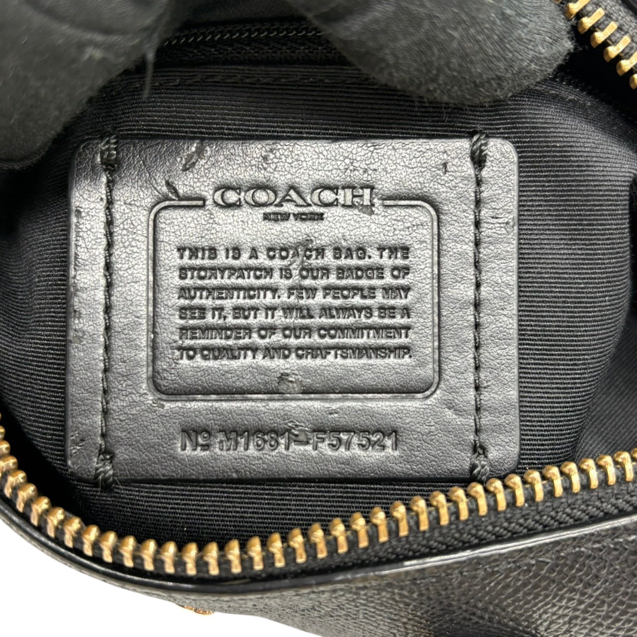 コーチ COACH 2WAY ハンドバッグ ショルダーバッグ ミニボストンバッグ ベネット サッチェル レザー 本革 ブラック 黒 ゴールド金具 斜め掛け可 自立可 クラシック エレガント 鞄 カバン レディース 上品 高級感 お出かけ 行事 s9