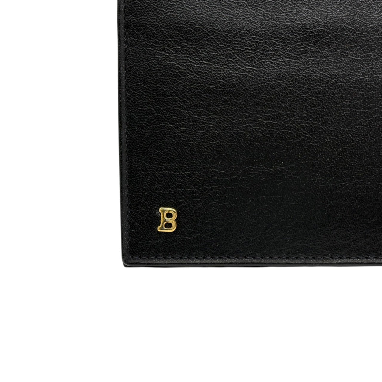 【美品】バリー BALLY カードケース 名刺入れ 定期入れ パスケース レザー 本革 ブラック 黒 ゴールド金具 二つ折り スリム 薄型 コンパクト レディース メンズ ユニセックス ビジネス 通勤 通学 シンプル エレガント クラシック 高級 w3