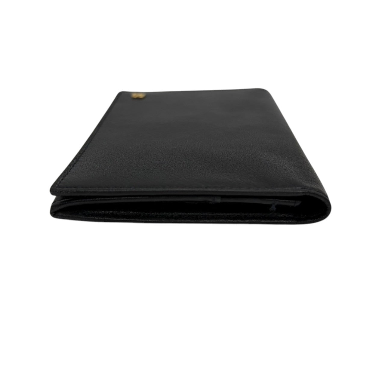 【美品】バリー BALLY カードケース 名刺入れ 定期入れ パスケース レザー 本革 ブラック 黒 ゴールド金具 二つ折り スリム 薄型 コンパクト レディース メンズ ユニセックス ビジネス 通勤 通学 シンプル エレガント クラシック 高級 w3