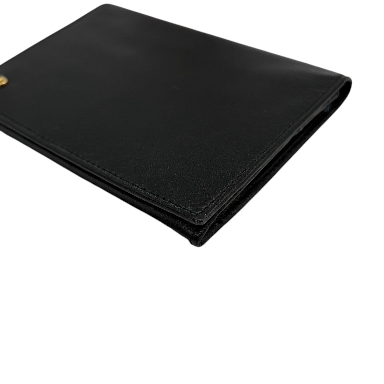 【美品】バリー BALLY カードケース 名刺入れ 定期入れ パスケース レザー 本革 ブラック 黒 ゴールド金具 二つ折り スリム 薄型 コンパクト レディース メンズ ユニセックス ビジネス 通勤 通学 シンプル エレガント クラシック 高級 w3
