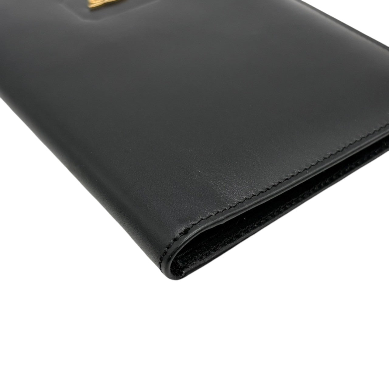 【極美品】エス・テー・デュポン S.T. Dupont 長財布 札入れ レザー 本革 ブラック 黒 ゴールド金具 Dロゴ ヴィンテージ クラシック エレガント スリム 薄型 ウォレット カードケース メンズ ギャランティカード 箱付 西ドイツ製 希少 通勤 ビジネス w3