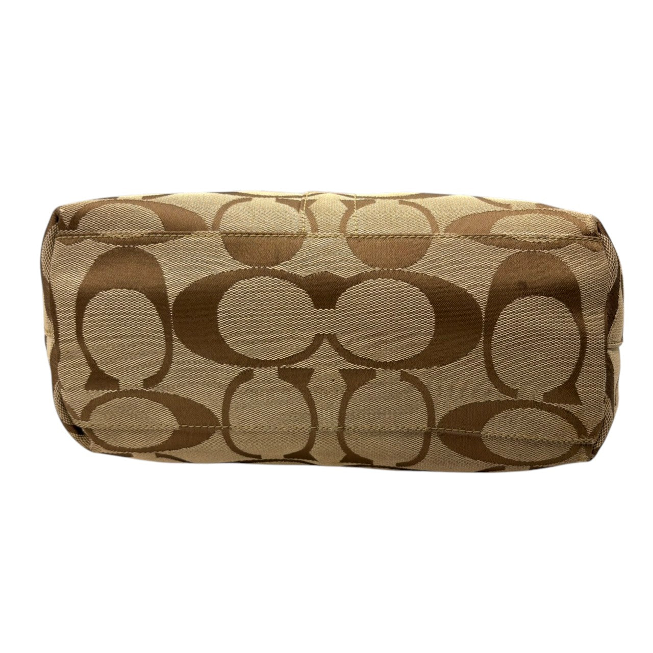 コーチ COACH トートバッグ ワンショルダー 自立可 シグネチャー キャンバス レザー ブラウン 茶色 オレンジ レディース エレガント クラシック カジュアル お出かけ デイリーユース 通学 マチあり 定番 人気 カバン 鞄 ロゴ ゴールド金具 s20