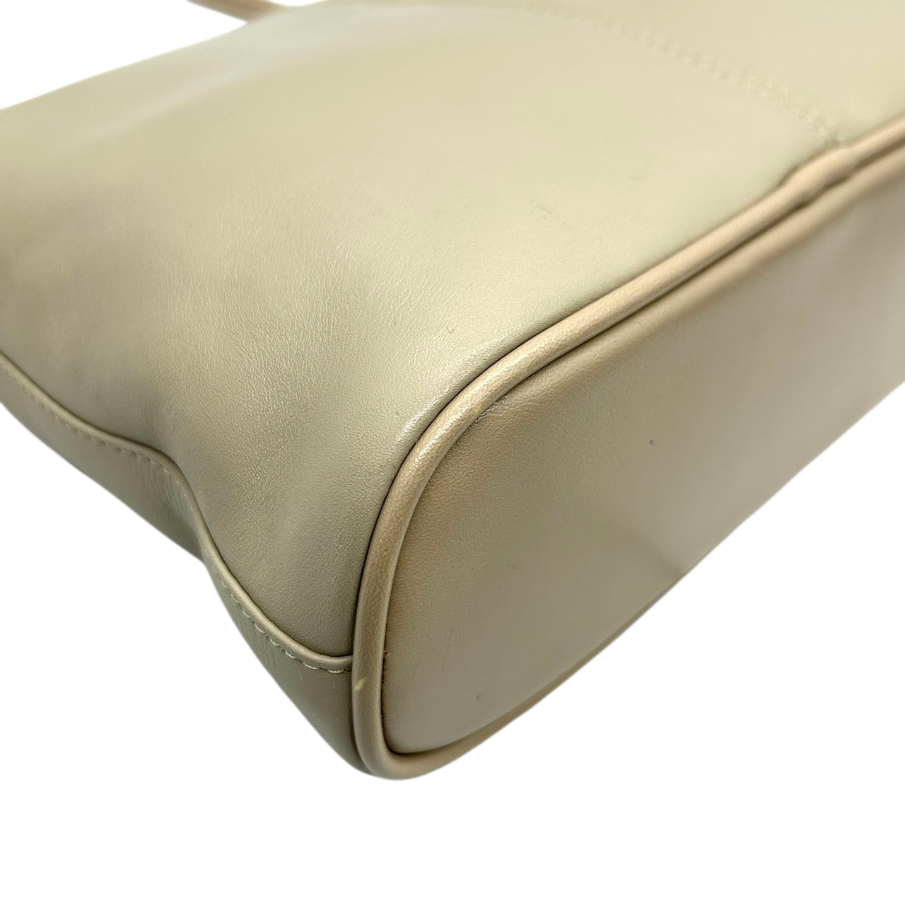 【美品】ヴィンチェンツォ ヴァレンティノ VINCENZO VALENTINO ハンドバッグ ショルダーバッグ 2WAY 斜め掛け可 レザー 本革 ベージュ グレージュ イタリア製 レディース フォーマル エレガント クラシック s93