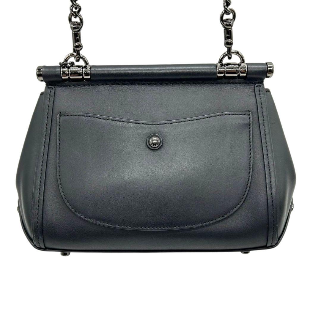 コーチ ショルダーバッグ 黒 ブラック 白 ホワイト 型押し フラップ チェーン ターンロック レザー 本革 斜め掛け可 自立可 チャーム付き ロゴプレート 本物保証 鑑定済 オシャレ COACH 59498 s67