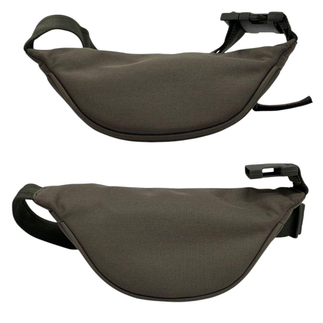 ディーゼル ショルダーバッグ 緑 ロゴ ナイロン DIESEL s60 グリーン 斜め掛け可 ウエストポーチ オシャレ 本物保証 鑑定済 スピード発送